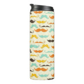 Bouteilles Isothermes Motif 3 de moustache (Tourné sur la droite)