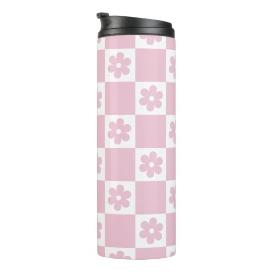 Bouteilles Isothermes Motif à fleurs roses (Tourné sur la droite)