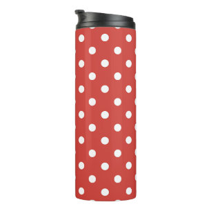 Bouteilles Isothermes Motif à pois rouges et blancs
