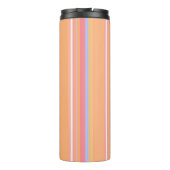 Bouteilles Isothermes Motif à rayures pastel (Dos)