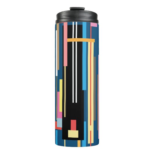 Bouteilles Isothermes Motif Abstrait Bright Stripe (Devant)
