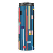 Bouteilles Isothermes Motif Abstrait Bright Stripe (Dos)