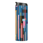 Bouteilles Isothermes Motif Abstrait Bright Stripe (Tourné sur la droite)