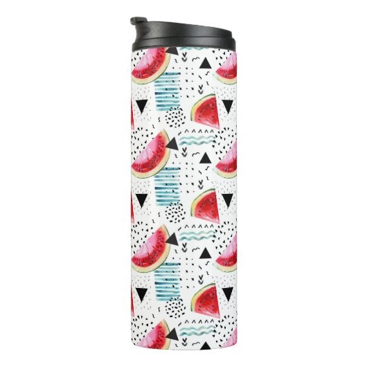 Bouteilles Isothermes Motif abstrait de pastèque (Tourné sur la droite)