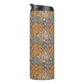 Bouteilles Isothermes Motif abstrait de plume de paon (Tourné sur la droite)