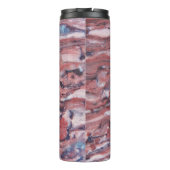 Bouteilles Isothermes Motif Abstrait en pierre minérale rouge (Dos)