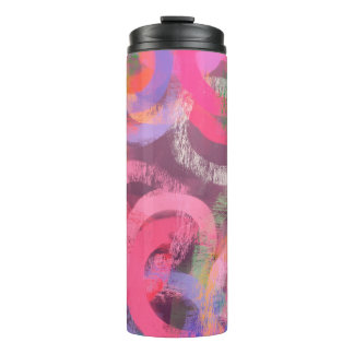 Bouteilles Isothermes Motif abstrait fait main. Art moderne