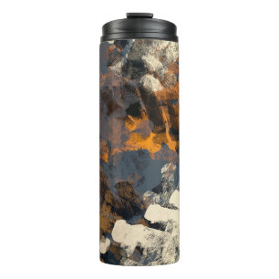 Bouteilles Isothermes Motif abstrait fait main. Art moderne