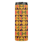 Bouteilles Isothermes Motif Abstrait Memphis Pastel Triangle. (Dos)