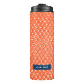 Bouteilles Isothermes Motif Abstrait Orange Line Strokes (Devant)