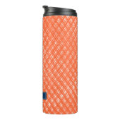 Bouteilles Isothermes Motif Abstrait Orange Line Strokes (Tourné sur la droite)