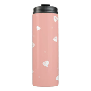 Bouteilles Isothermes motif Abstrait sans soudure avec coeur dessiné à l