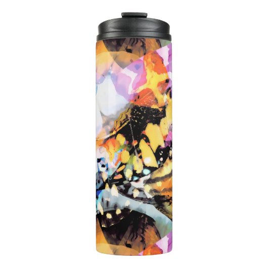 Bouteilles Isothermes Motif Abstrait tropical coloré (Devant)