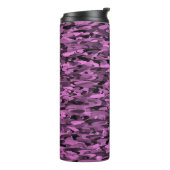 Bouteilles Isothermes Motif Abstrait Violet Noir (Tourné sur la gauche)