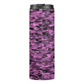 Bouteilles Isothermes Motif Abstrait Violet Noir (Dos)