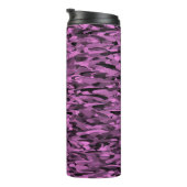 Bouteilles Isothermes Motif Abstrait Violet Noir (Tourné sur la droite)
