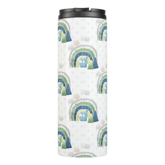 Bouteilles Isothermes Motif arc-en-ciel aquarelle (Dos)