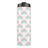 Bouteilles Isothermes Motif arc-en-ciel Pastel (Devant)