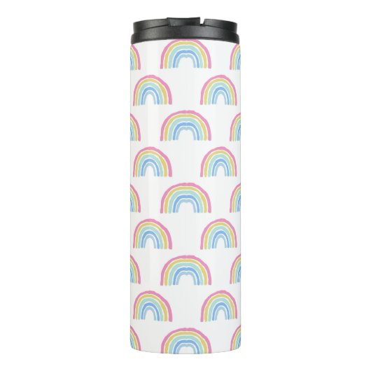 Bouteilles Isothermes Motif arc-en-ciel Pastel (Dos)