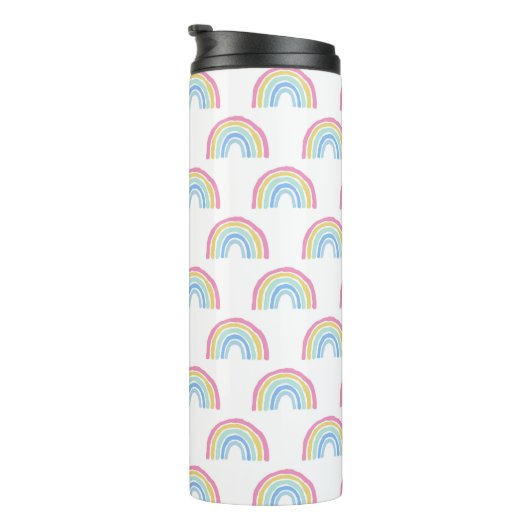 Bouteilles Isothermes Motif arc-en-ciel Pastel (Tourné sur la droite)