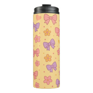 Bouteilles Isothermes Motif Arcs en Pastel & Fleurs – Jolies Filles Jaun