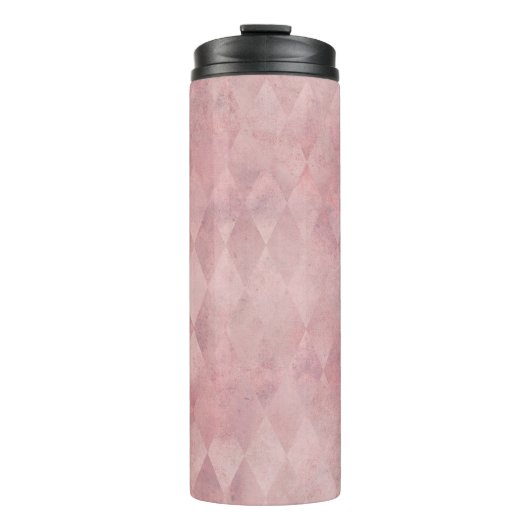 Bouteilles Isothermes Motif arlequin rose Grunge (Devant)