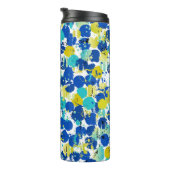 Bouteilles Isothermes motif arrière - plan abstrait transparent, avec sp (Tourné sur la droite)