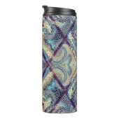 Bouteilles Isothermes Motif arrière - plan sans couture. Art mosaïque mo (Tourné sur la droite)