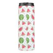 Bouteilles Isothermes Motif au néon de pastèques d'aquarelle (Dos)