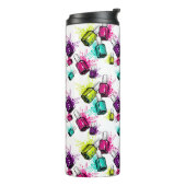 Bouteilles Isothermes Motif au néon de vernis à ongles (Tourné sur la gauche)