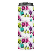 Bouteilles Isothermes Motif au néon de vernis à ongles (Dos)