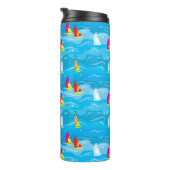 Bouteilles Isothermes Motif au néon de yacht (Tourné sur la droite)