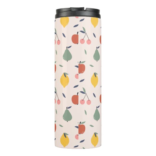 Bouteilles Isothermes Motif aux fruits mignons (Dos)