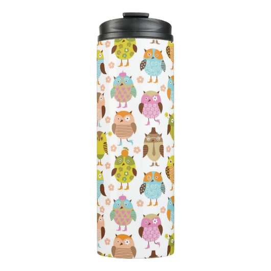 Bouteilles Isothermes motif avec des oiseaux (Devant)