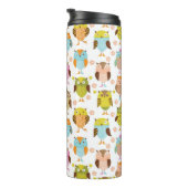 Bouteilles Isothermes motif avec des oiseaux (Tourné sur la droite)