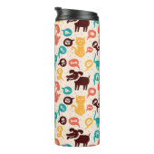 Bouteilles Isothermes Motif avec les chats et les chiens drôles (Tourné sur la droite)