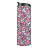 Bouteilles Isothermes motif avec les chats mignons de griffonnage de (Tourné sur la droite)