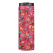 Bouteilles Isothermes Motif avec les oiseaux et les chats mignons (Dos)