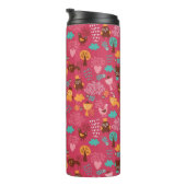 Bouteilles Isothermes Motif avec les oiseaux et les chats mignons (Tourné sur la droite)