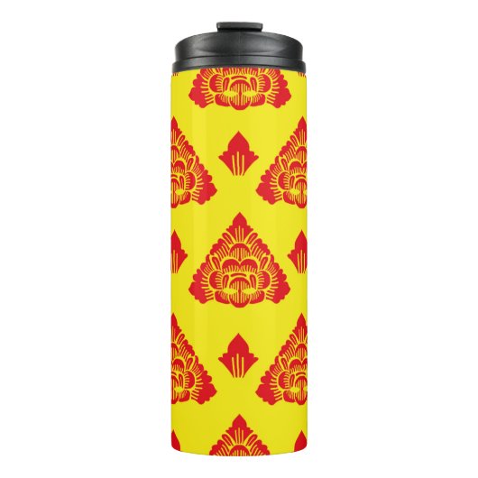 Bouteilles Isothermes Motif Bali, Indonésie. aux couleurs modernes. Vint (Devant)