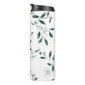 Bouteilles Isothermes Motif blanc Jasmine (Tourné sur la droite)