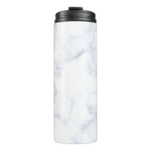Bouteilles Isothermes Motif blanc texture marbre