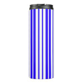Bouteilles Isothermes Motif Bleu Blanc Vertical Grilles (Dos)
