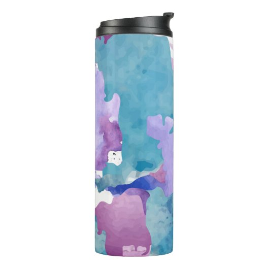 Bouteilles Isothermes Motif bleu Camouflage (Tourné sur la gauche)