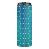 Bouteilles Isothermes Motif bleu d'ADN de Teal (Dos)