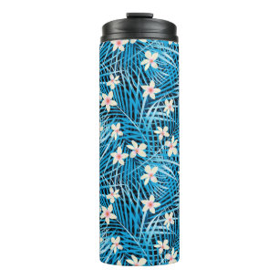 Bouteilles Isothermes Motif bleu de palmettes