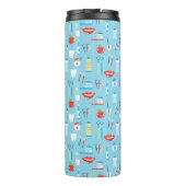 Bouteilles Isothermes Motif bleu dentaire (Dos)