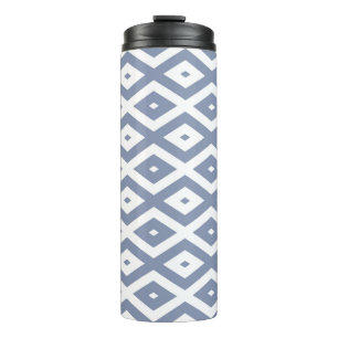 Bouteilles Isothermes Motif bleu gris et blanc