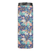 Bouteilles Isothermes Motif bleu tropical de paresse (Dos)