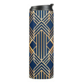BOUTEILLES ISOTHERMES MOTIF BLUE & COPPER ART DÉCO (Tourné sur la gauche)
